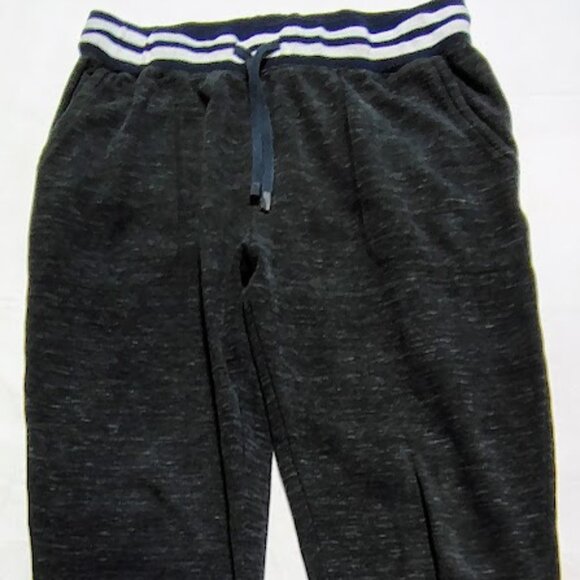 PSYCHO BUNNY LARGE DARK GRAY AND NAVY BLUE SWEAT PANTS - Picture 1 of 4